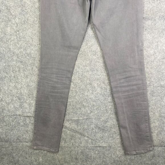 Jarbo Womens High Rise Skinny Long Jeans Size IT 34 Stoney Gray Wash 27x30 MEas - Picture 11 of 13